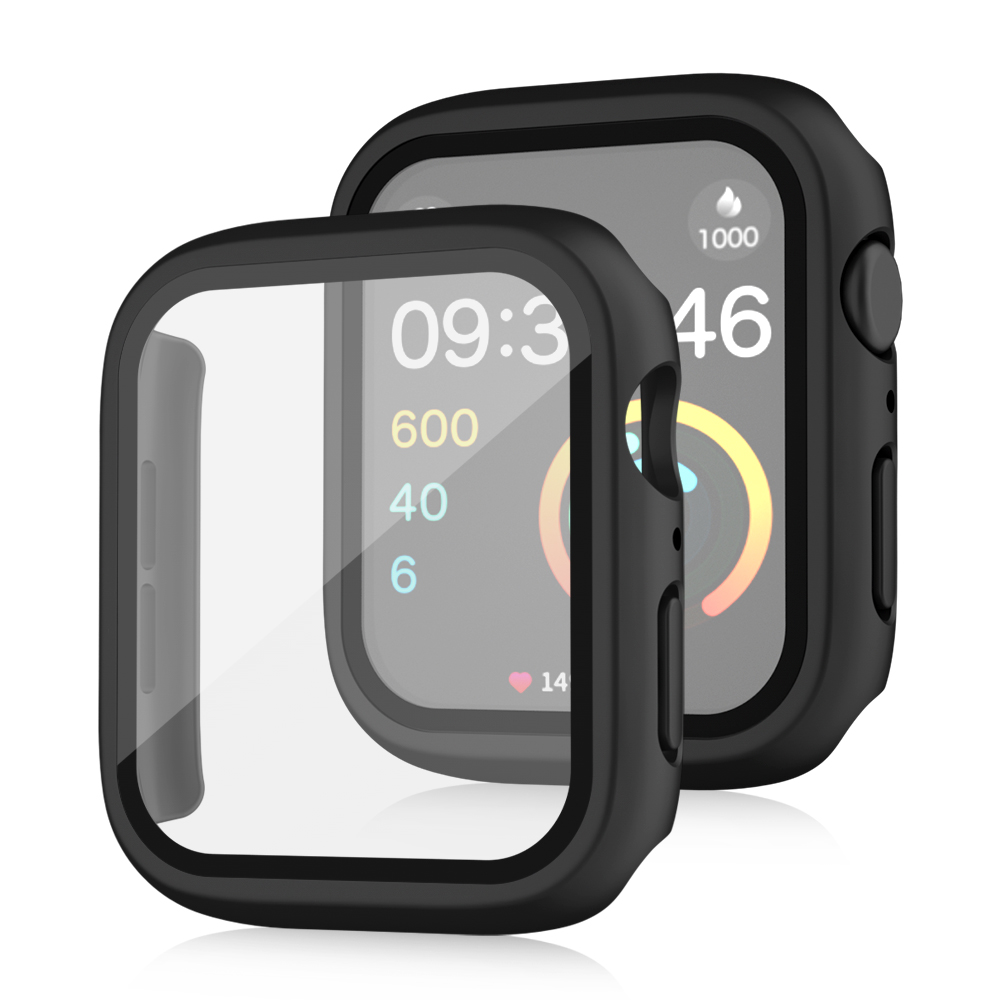 Smartwatch Band Accessories - 강화유리+커버 애플워치 케이스 45mm 44mm 42mm