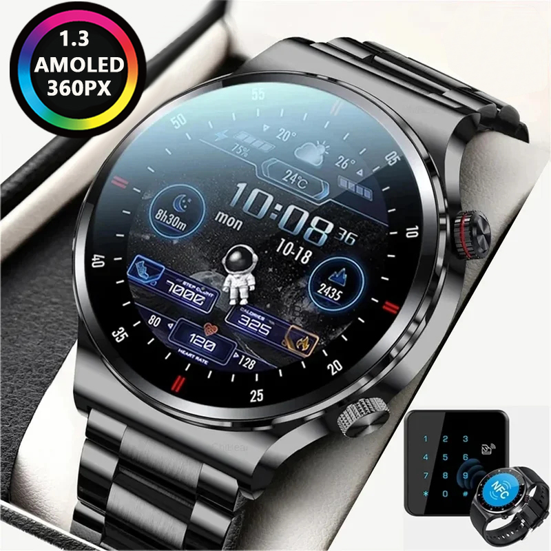 Smartwatch Faces - GPS ECG+PPG 블루투스 통화 스마트워치 남성용