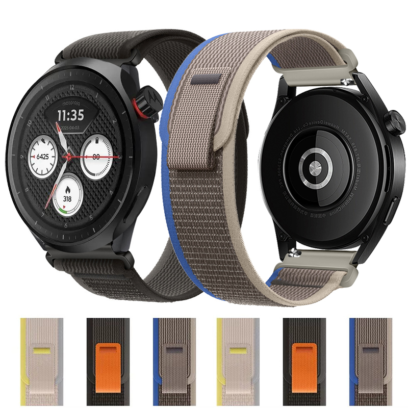 Motorola Smartwatch Accessories - 모토로라 모토 워치 2026용 20/22mm 나일론