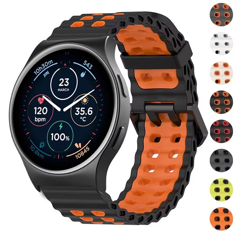 Motorola Smartwatch Accessories - 모토로라 모토 워치 120 밴드용 투톤