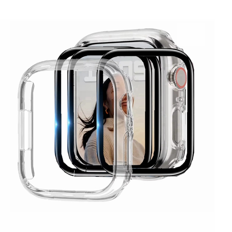 Smartwatch Band Accessories - 3개의 스크린 보호 필름+1개의 애플워치 케이스