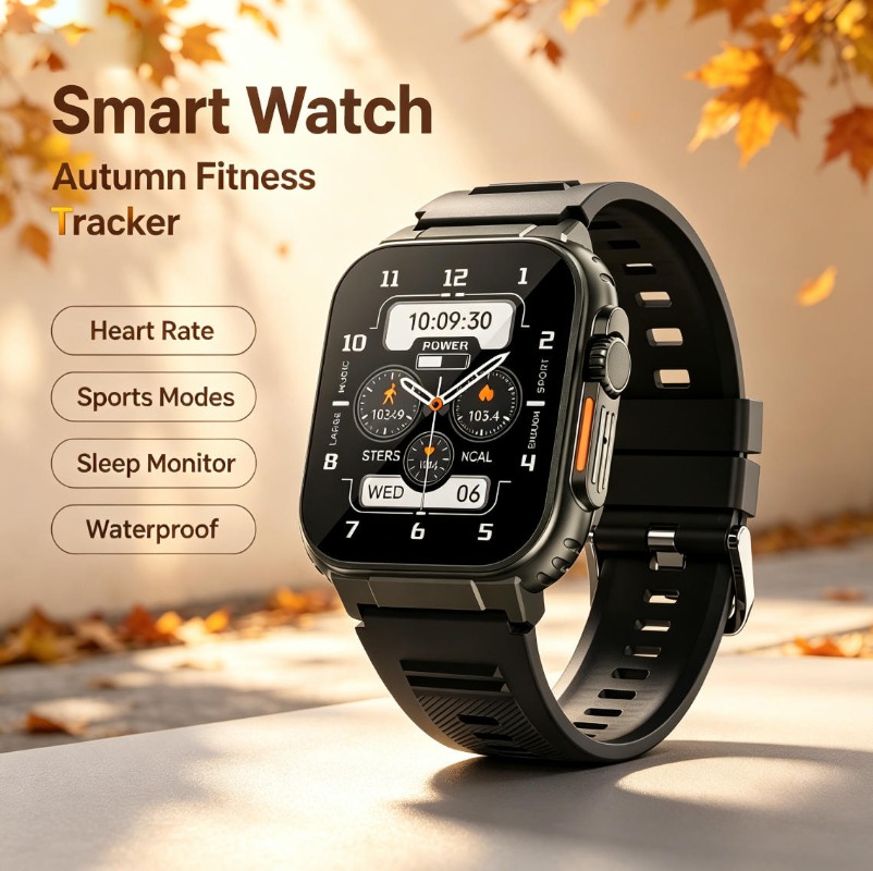 Smartwatch Headset - 2-in-1 스포츠 스마트워치, 내장 GPS 트래커