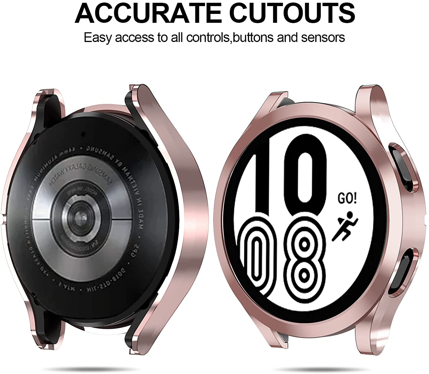 삼성 갤럭시 시계 4 케이스 용 PC 케이스 40mm  - Smartwatch Band Accessories 리뷰 및 가격