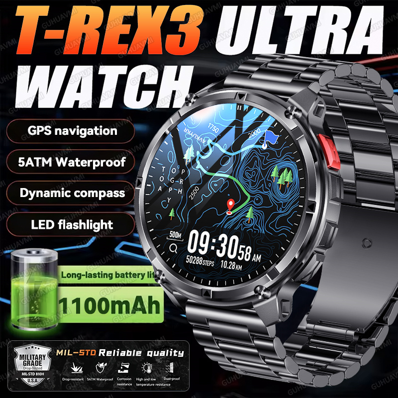 2026년 신제품 T-Rex3 울트라 1100mAh 밀 - Smartwatch Store 리뷰 및 가격