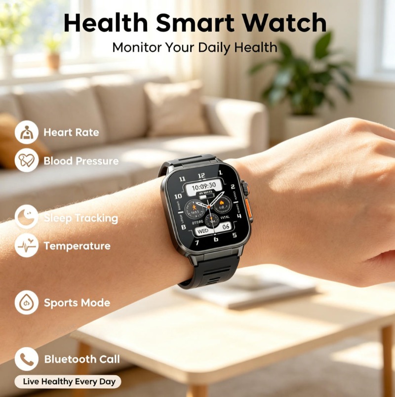 2-in-1 스포츠 스마트워치, 내장 GPS 트래커 및 - Smartwatch Headset 리뷰 및 가격
