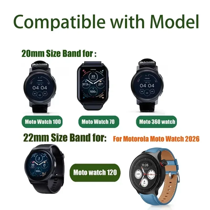 모토로라 모토 워치 120 2026 스포츠 밴드용 20 - Motorola Smartwatch Accessories 리뷰 및 가격